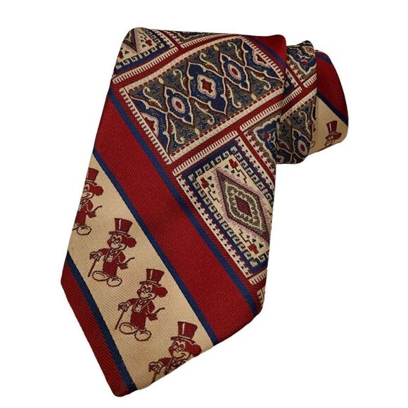 60s/70s Mickey Mouse by Cervantes POLYESTER Walt Disney Necktie Neck Tie GUC - Picture 2 of 9